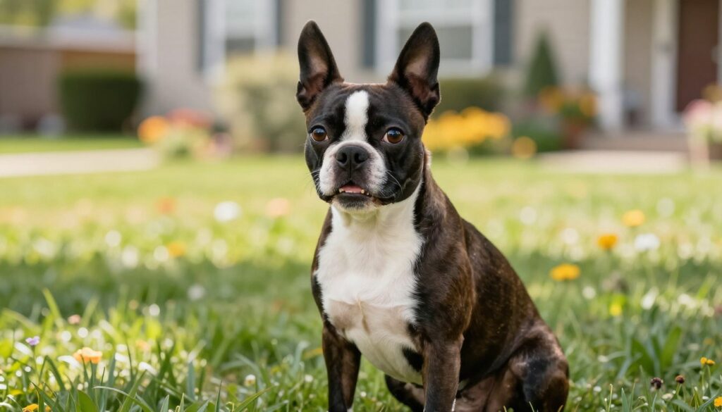 Boston Terrier as a breed without tails Boston Terrier as a breed without tails