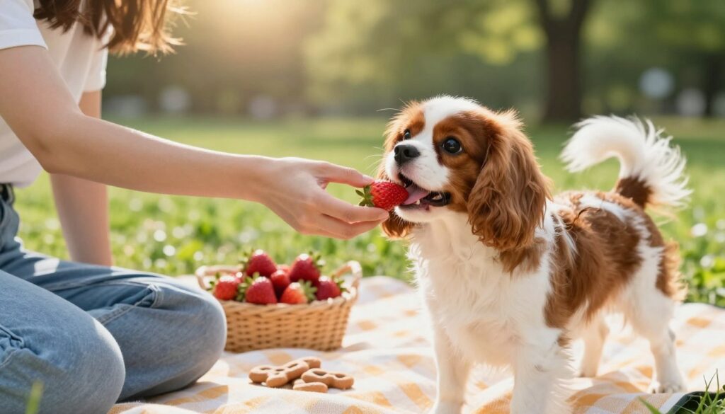 feeding strawberries to dogs