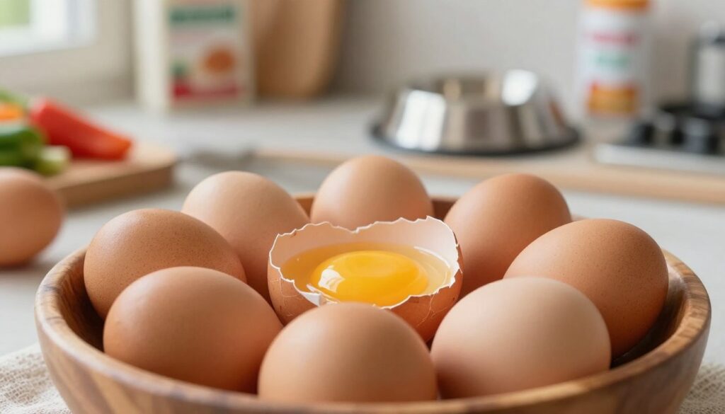 raw eggs for dogs