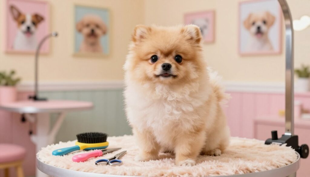 small fluffy dog small fluffy dog