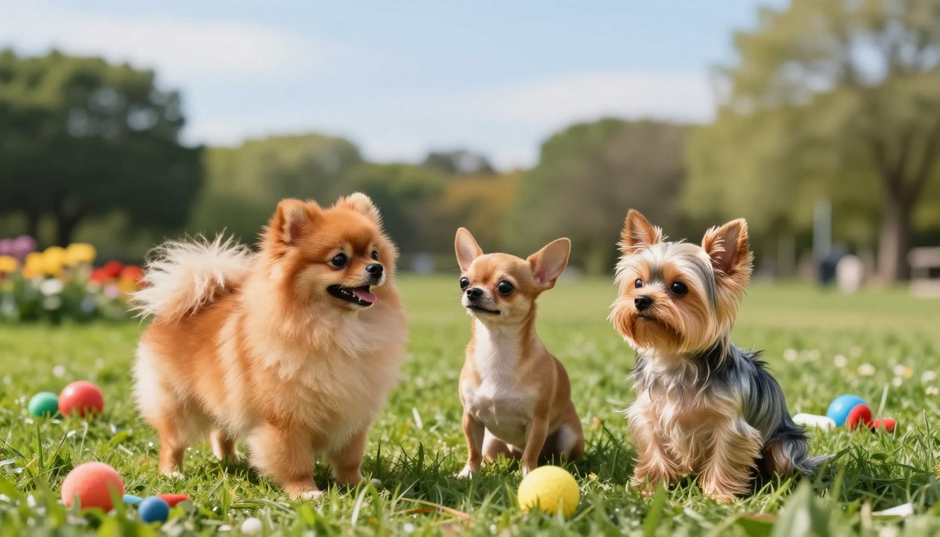 small fluffy dog