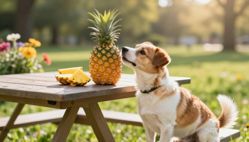 benefits of feeding dogs pineapple to prevent poop consumption