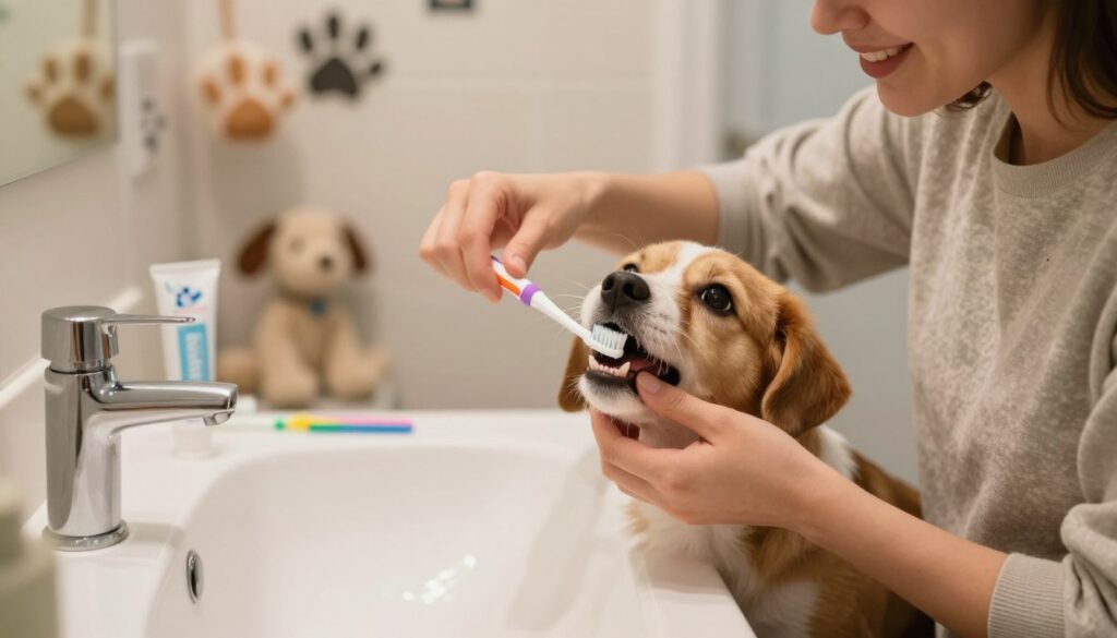 how to brush a dog's teeth how to brush a dog's teeth
