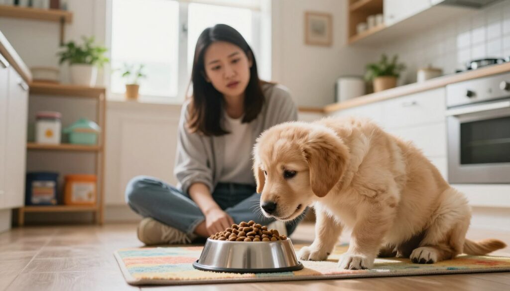 how to switch puppy to dog food