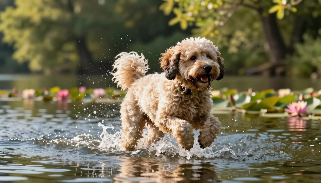 water-loving dog