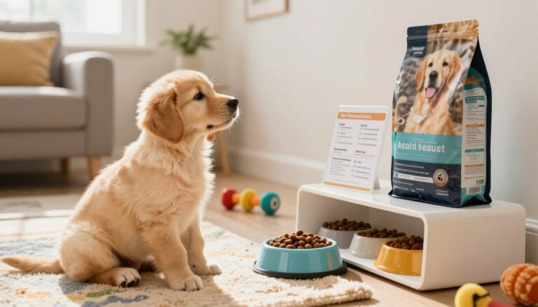 when to change puppy food to dog food