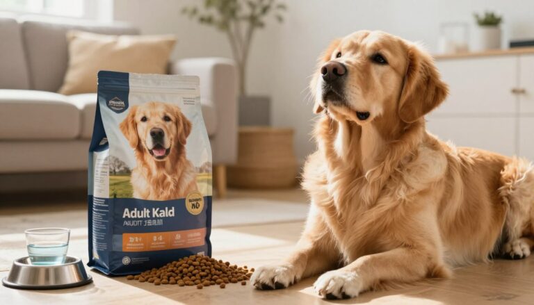when to switch to adult dog food