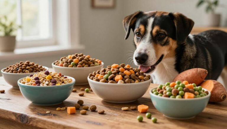 high fiber dog food