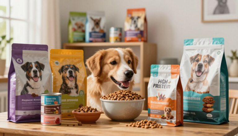 high protein dog food