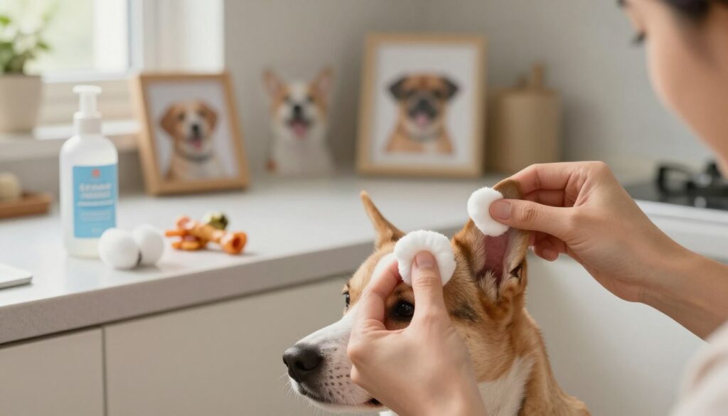 how to clean dog ears