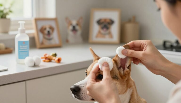 how to clean dog ears