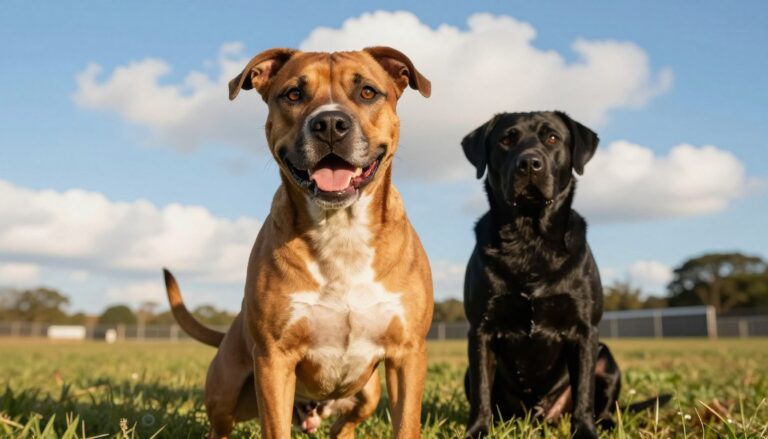 pitbull mix with labrador retriever​