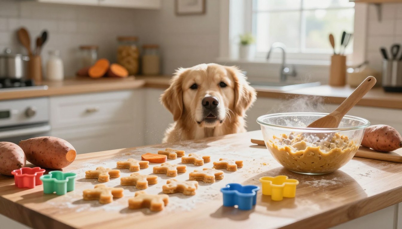 How to make sweet potato dog treats
