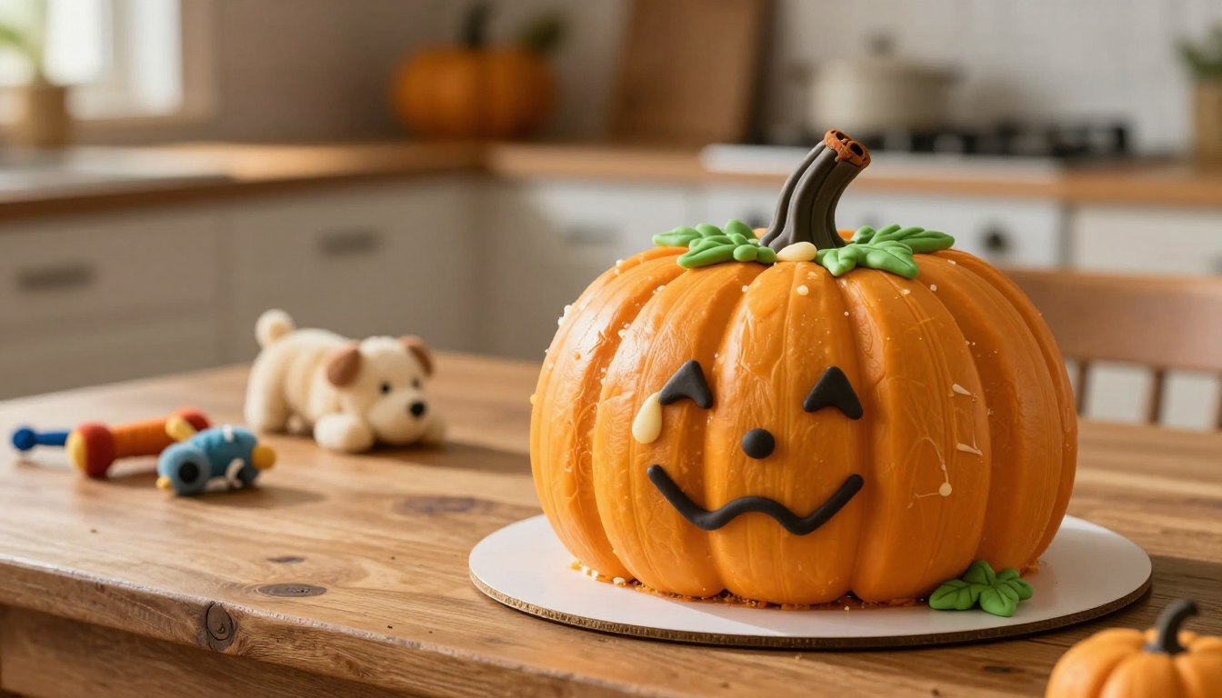 Pumpkin Dog Cake