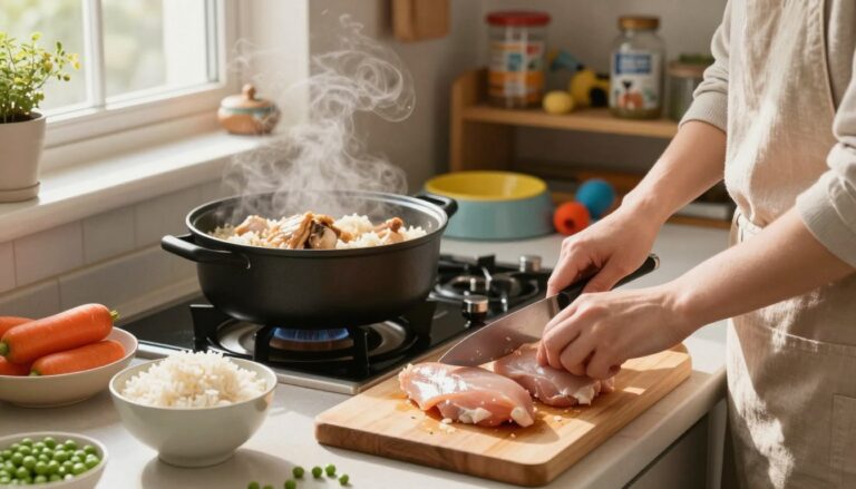 chicken and rice for dogs