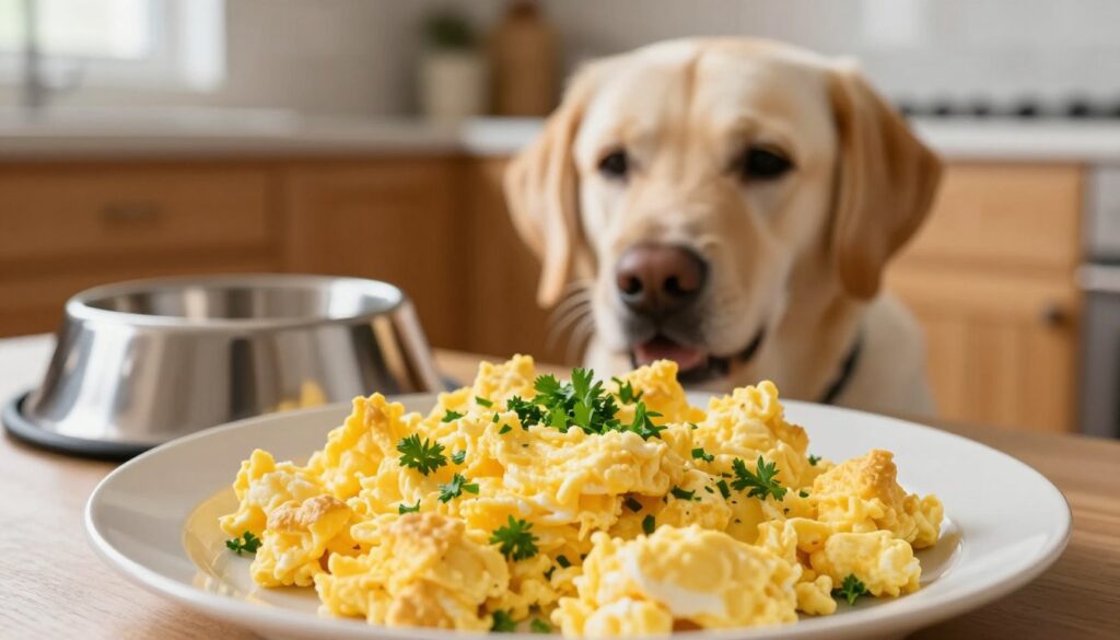 homemade scrambled eggs for dogs
