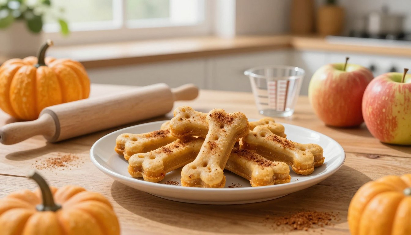 pumpkin applesauce dog treats